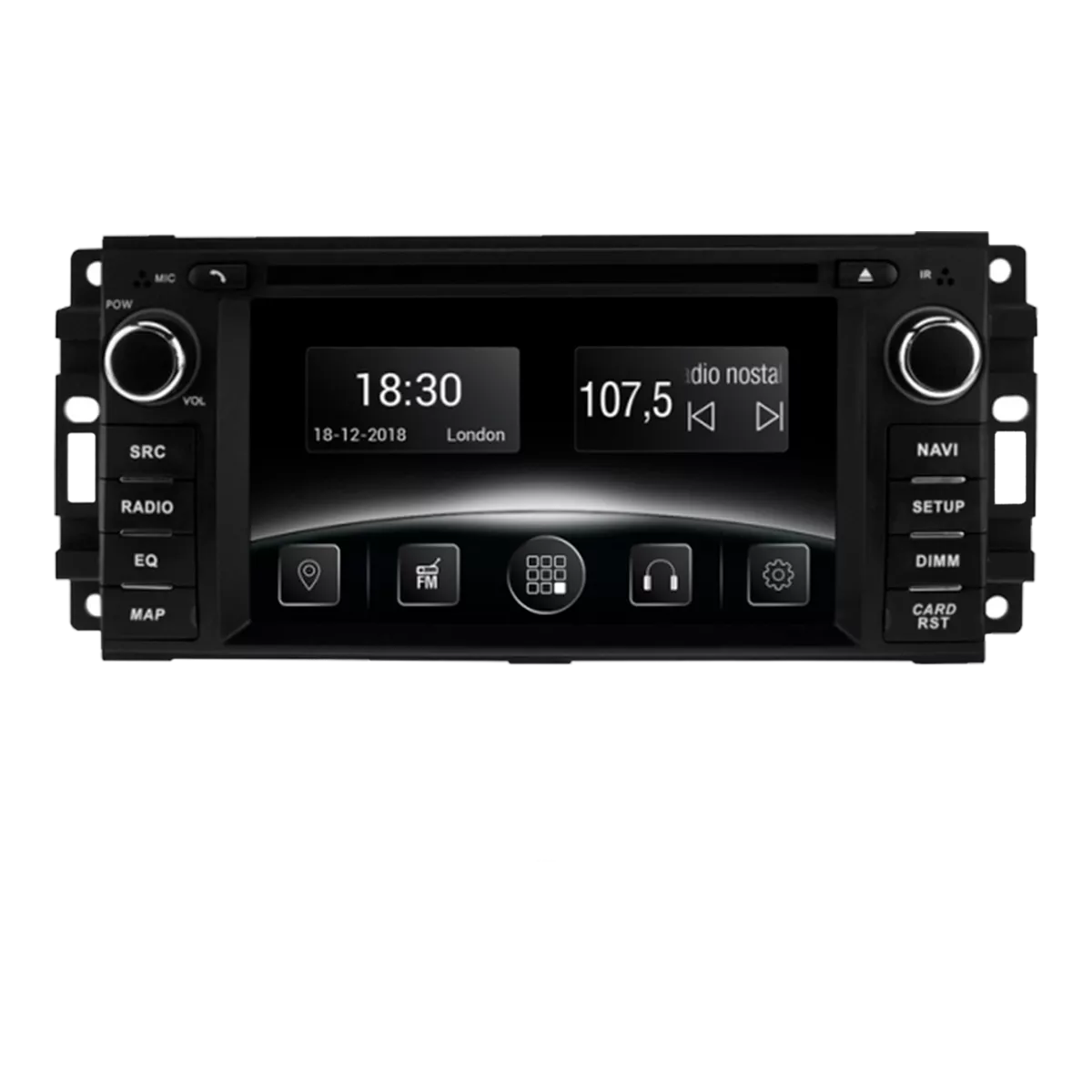 Gazer CM6006-XK Мультимедийная автомобильная система для Jeep Commander (XK) 2007-2012 Gazer CM6006-XK Мультимедийная автомобильная система для Jeep Commander (XK) 2007-2012