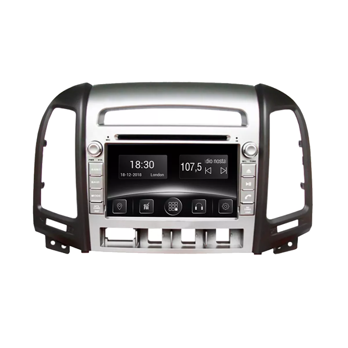 Gazer CM6007-CM Мультимедийная автомобильная система для Hyundai SantaFe (CM), 2006-2012 Gazer CM6007-CM Мультимедийная автомобильная система для Hyundai SantaFe (CM), 2006-2012