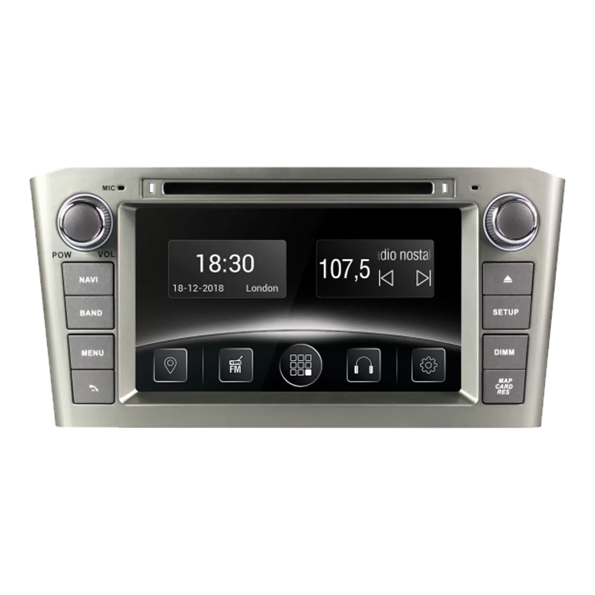 Gazer CM6008-250T Мультимедійна автомобільна система для Toyota Avensis 2003-2007