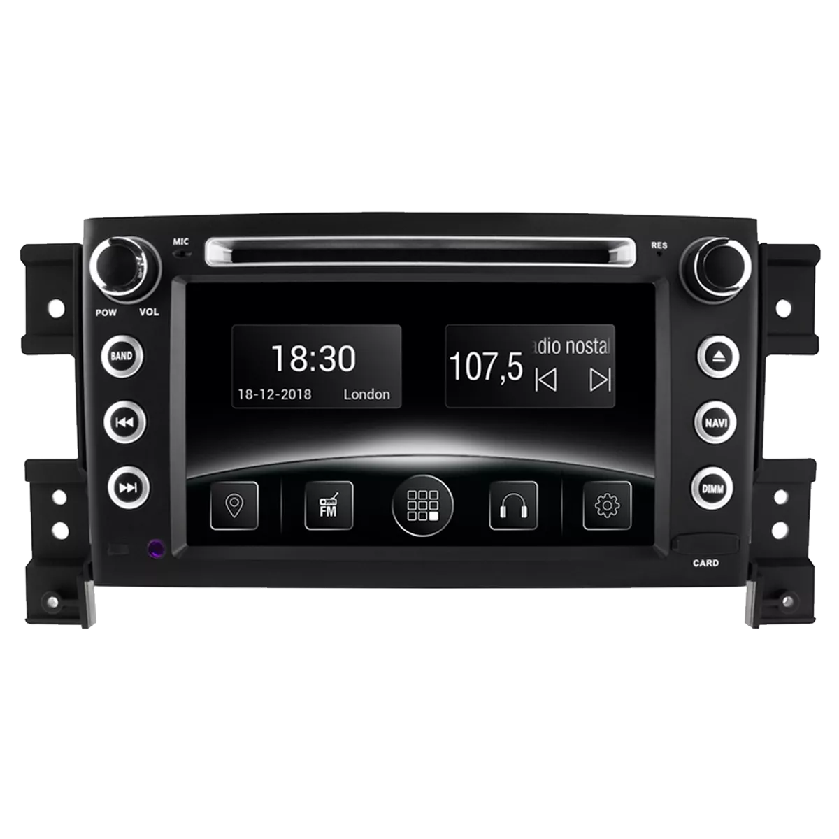 Gazer CM6008-JT Мультимедийная автомобильная система для Suzuki Grand Vitara (JT), suv, 2005-2014 Gazer CM6008-JT Мультимедийная автомобильная система для Suzuki Grand Vitara (JT), suv, 2005-2014