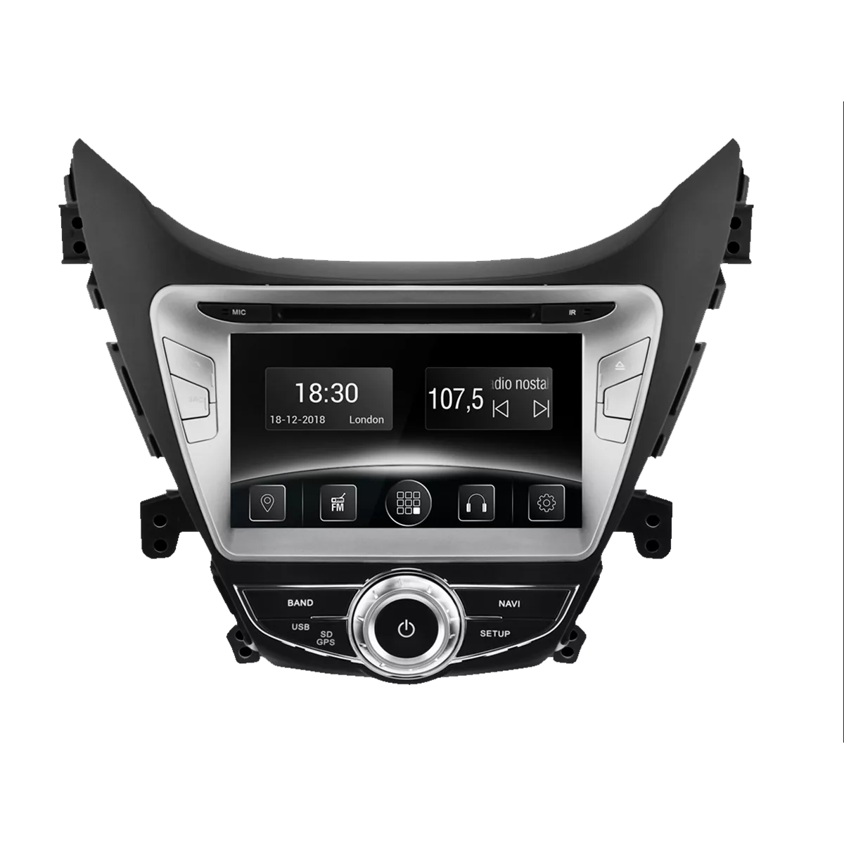 Gazer CM6008-MD Мультимедийная автомобильная система для Hyundai Elantra (MD) 2011-2016 Gazer CM6008-MD Мультимедийная автомобильная система для Hyundai Elantra (MD) 2011-2016