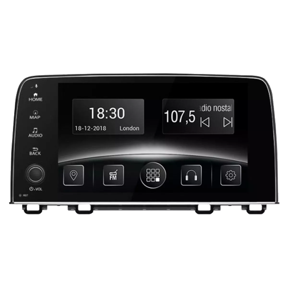 Gazer CM6509-RW Мультимедийная автомобильная система для Honda CRV 2017+ Gazer CM6509-RW Мультимедийная автомобильная система для Honda CRV 2017+