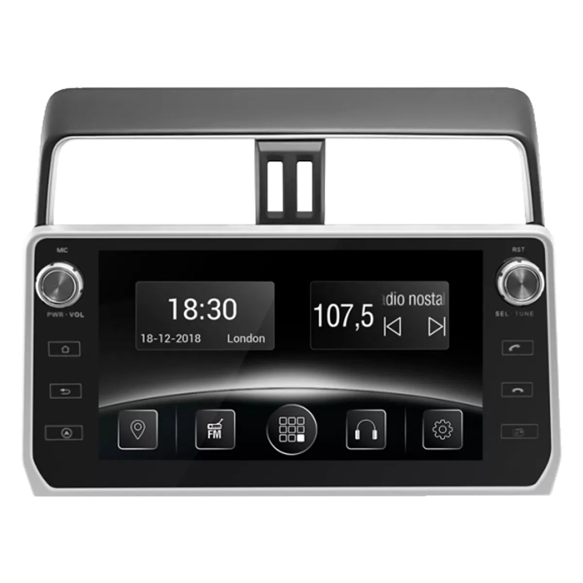Gazer CM6510-J150N Мультимедийная система для Toyota Land Cruiser Prado (J150N) 2017-2020