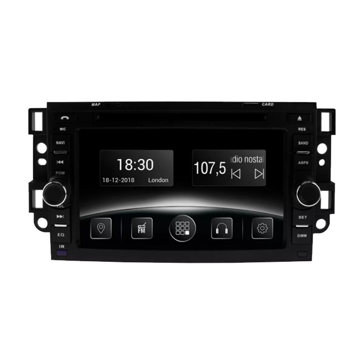 Gazer CM5008-C100 Мультимедийная автомобильная система для Chevrolet Captiva (C100) 2006-2012 Gazer CM5008-C100 Мультимедийная автомобильная система для Chevrolet Captiva (C100) 2006-2012