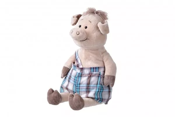 Мягкая игрушка Same Toy Свинка в рубашке 18 сантиметров (THT716)