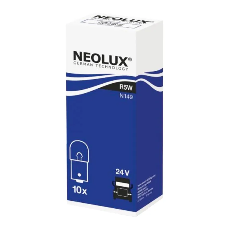 Лампа Neolux Standard R5W 24V 5W N149-UNV