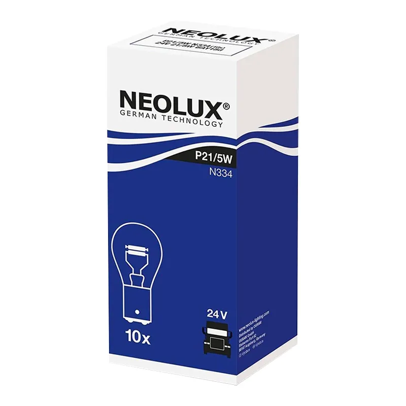 Лампа Neolux Standard P21/5W 24V 5W N334