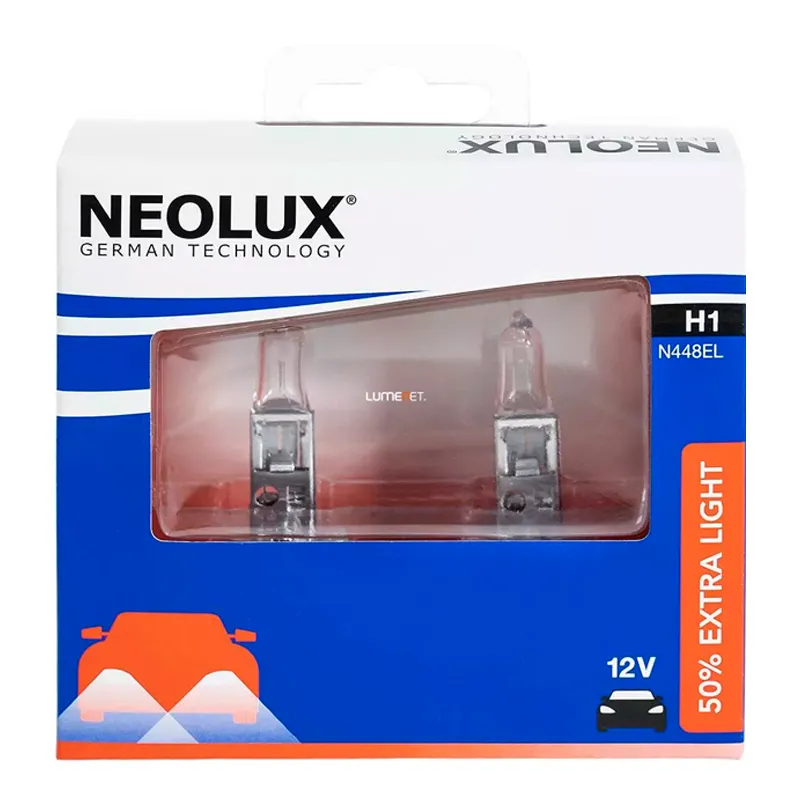 Лампа Neolux Extra Light H1 12V 55W N448EL-SCB