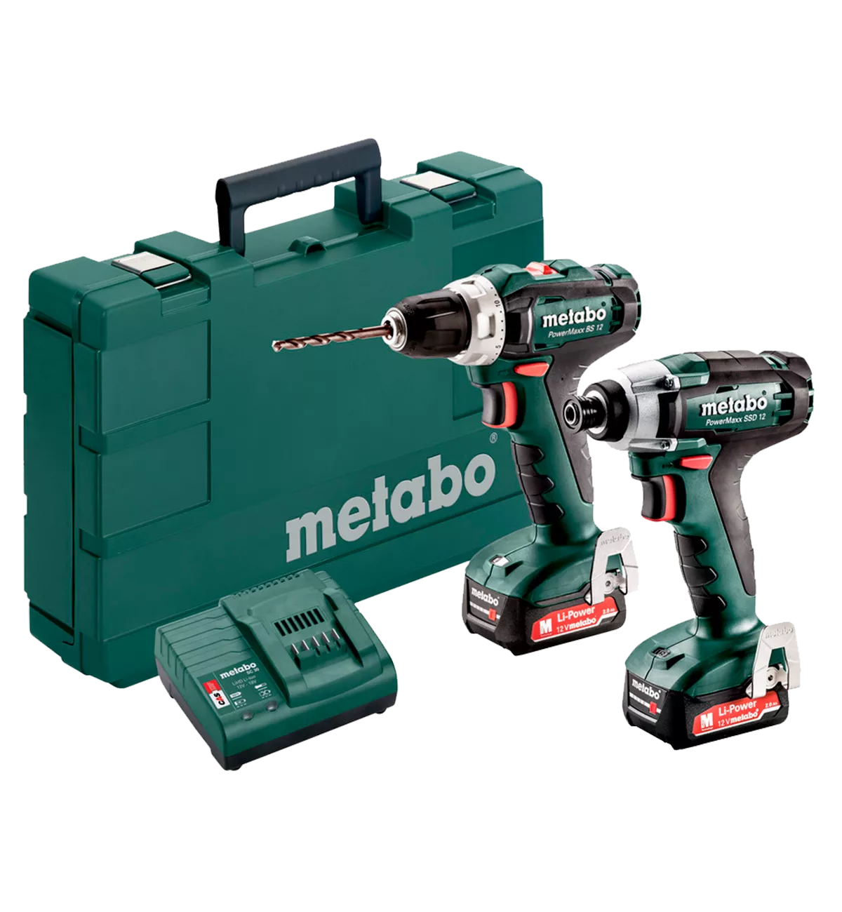 Набір акумуляторної техніки Metabo Combo Set 2.7.1 12 V BS+SSD Комплект (685166000) Набір акумуляторної техніки Metabo Combo Set 2.7.1 12 V BS+SSD Комплект (685166000)