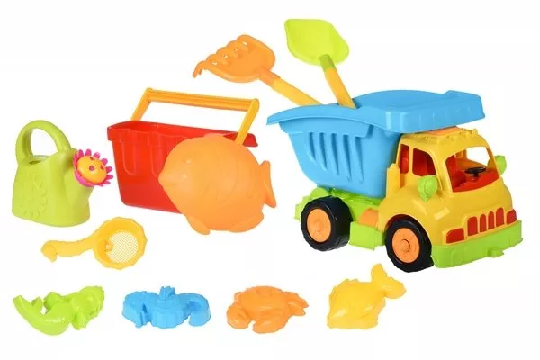 Набір для гри з піском Same Toy 11 од блакитний/зелений (B011-Cut-2)