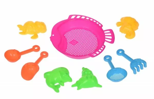 Набор для игры с песком Same Toy 9 ед розовый (B002-2Ut-2) Набор для игры с песком Same Toy 9 ед розовый (B002-2Ut-2)