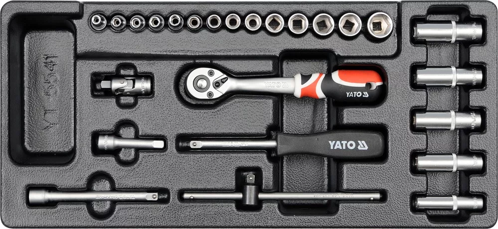 Набір головок та комплектуючих YATO (YT-5541) Набір головок та комплектуючих YATO (YT-5541)