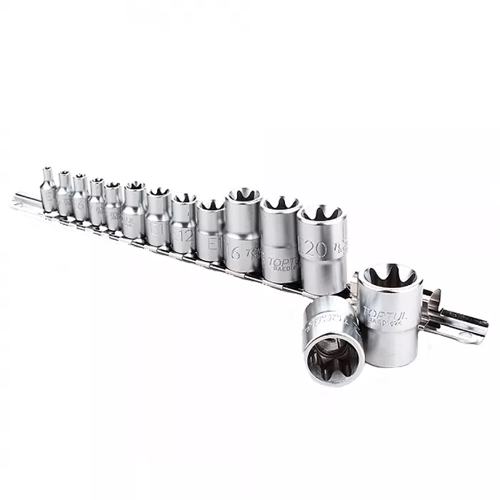 Набор головок TOPTUL 1/4", 3/8", 1/2" 4-24мм 14ед. (GAAR1402) Набор головок TOPTUL 1/4", 3/8", 1/2" 4-24мм 14ед. (GAAR1402)