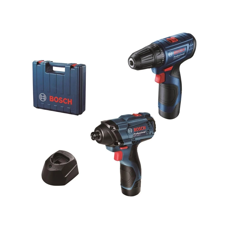 Набор инструментов Bosch GSR 120-LI + GDR 120-LI + 2 АКБ (0.601.9G8.023) Набор инструментов Bosch GSR 120-LI + GDR 120-LI + 2 АКБ (0.601.9G8.023)