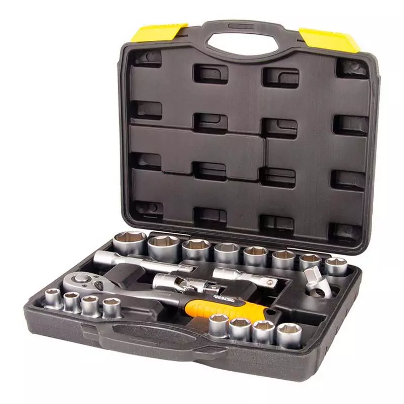 Набор инструментов Master Tool 1/2 21 шт 10-32 мм PROFI CRV50BV30 противоударный кейс (78-4021-PF) Набор инструментов Master Tool 1/2 21 шт 10-32 мм PROFI CRV50BV30 противоударный кейс (78-4021-PF)