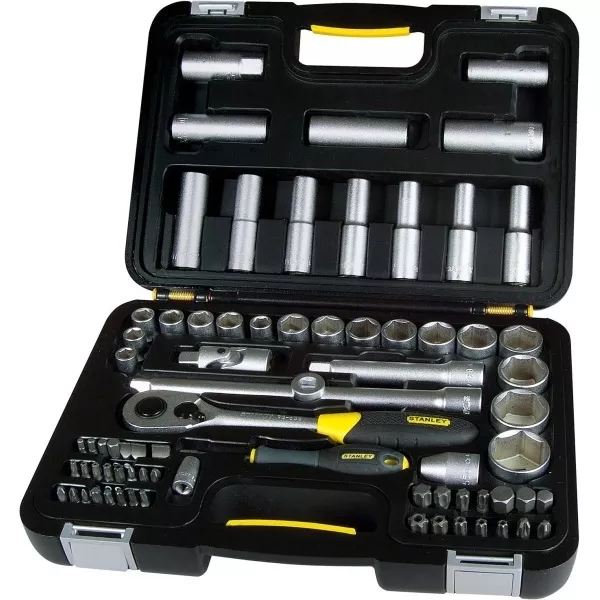 Набір інструментів Stanley 1/2" 72шт (1-94-670) Набір інструментів Stanley 1/2" 72шт (1-94-670)