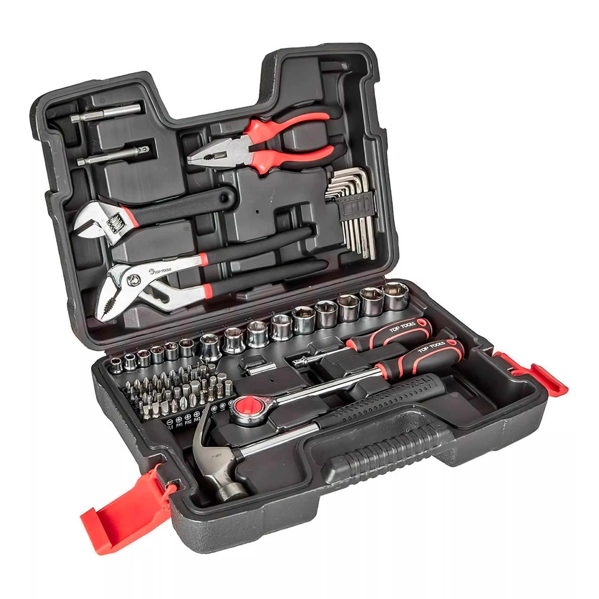 Набор инструментов TOP TOOLS 81шт (38D510) Набор инструментов TOP TOOLS 81шт (38D510)