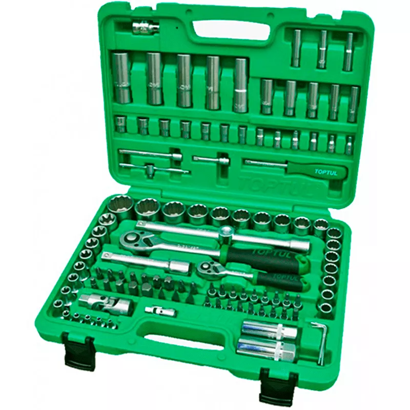 Набор инструментов TOPTUL 1/4" и 1/2" 108 единиц (12-ти гранный) (GCAI108R1) Набор инструментов TOPTUL 1/4" и 1/2" 108 единиц (12-ти гранный) (GCAI108R1)