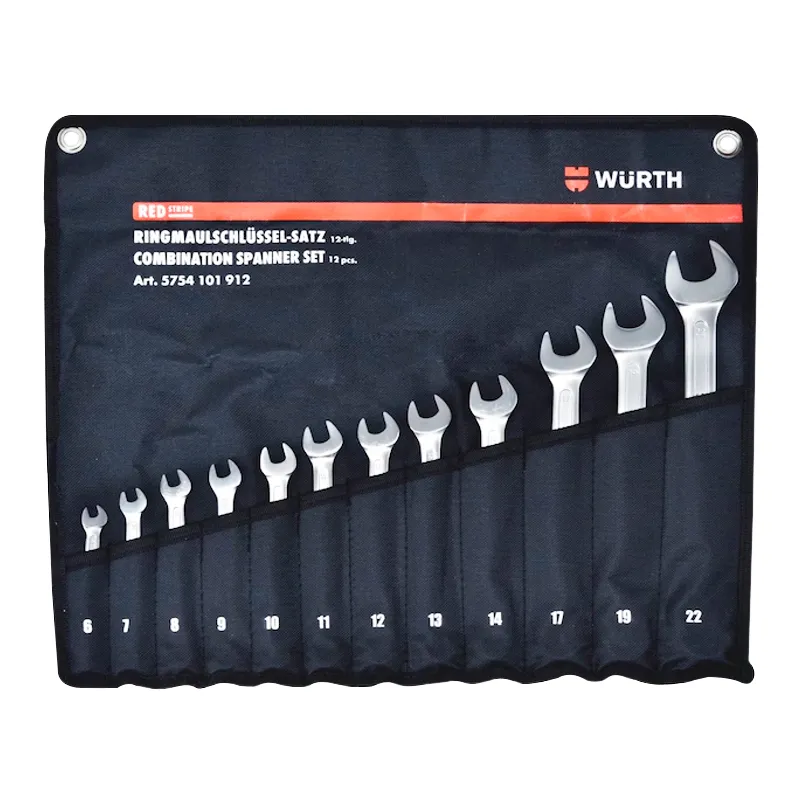 Набор ключей комбинированных WURTH RED STRIPE WS6-22 12шт (5754101912) Набор ключей комбинированных WURTH RED STRIPE WS6-22 12шт (5754101912)