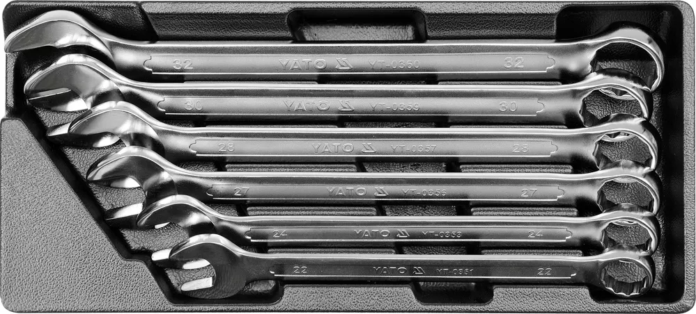 Набор ключей рожково-накидных YATO М22-М32 6шт (YT-5532)