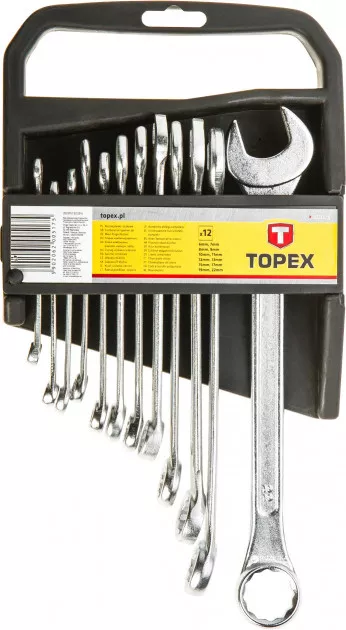 Набор комбинированных ключей TOPEX 12шт (35D375 )