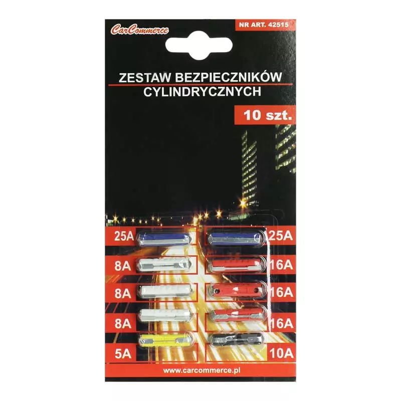 Набор круглых предохранителей CAR COMMERCE
