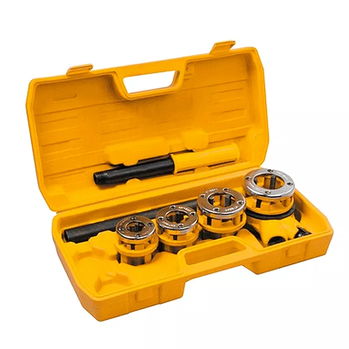 Набор плашек 4 эл. для нарезания резьбы 1/2"; 3/4"; 1"; 1-1/4" MASTER TOOL (14-1403)