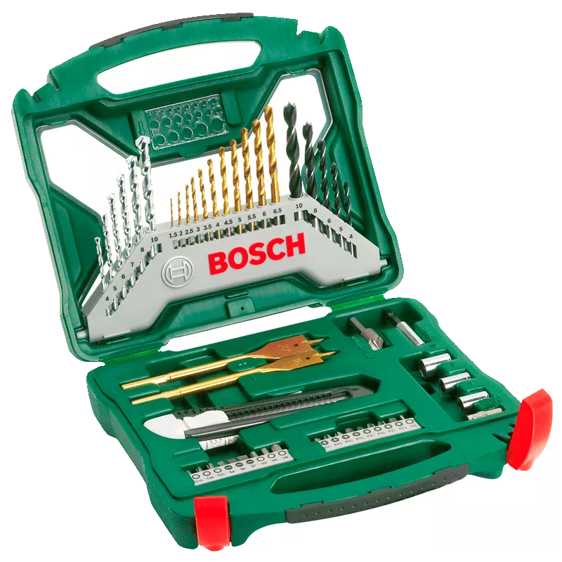 Набор сверл и бит Bosch X-LINE-50 TITANIUM, 50 ед. (2.607.019.327)