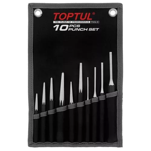 Набір выколоток і керн Toptul 10шт (GPAQ1001) Набір выколоток і керн Toptul 10шт (GPAQ1001)