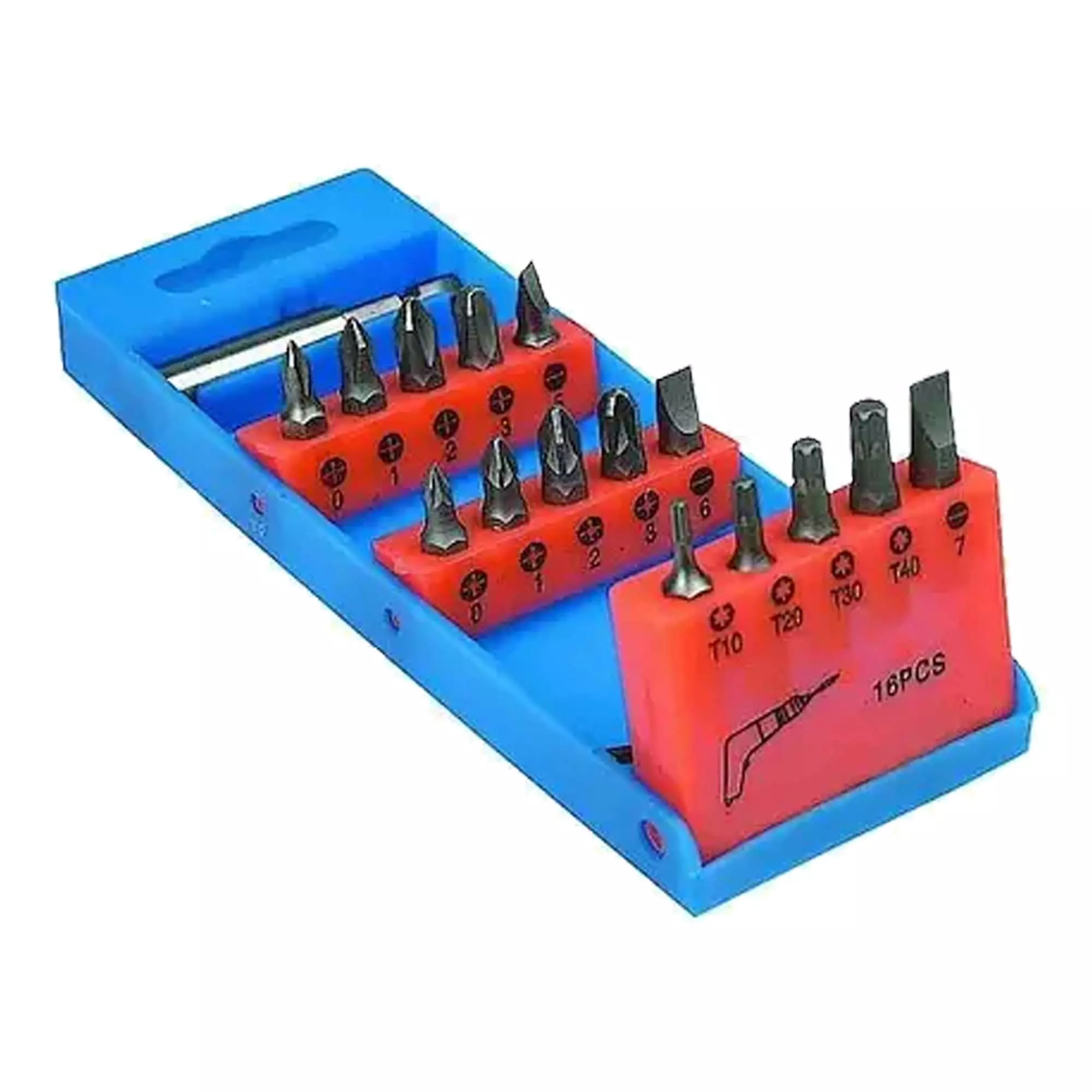 Насадки с держателем Top Tools 16 шт (39D383) Насадки с держателем Top Tools 16 шт (39D383)