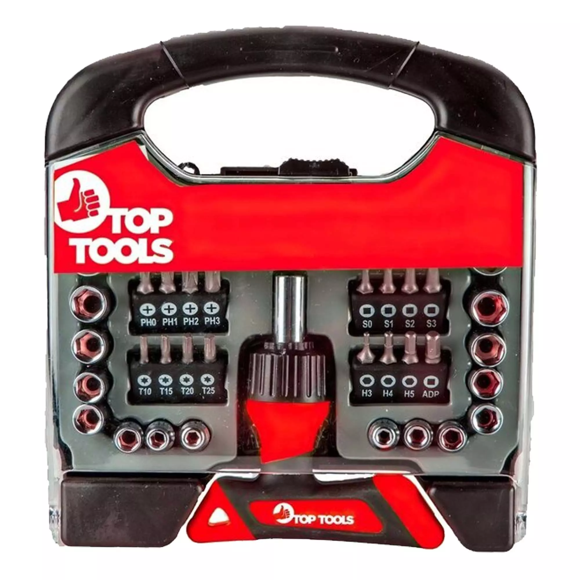 Насадки с держателем Top Tools 18 шт (39d200)