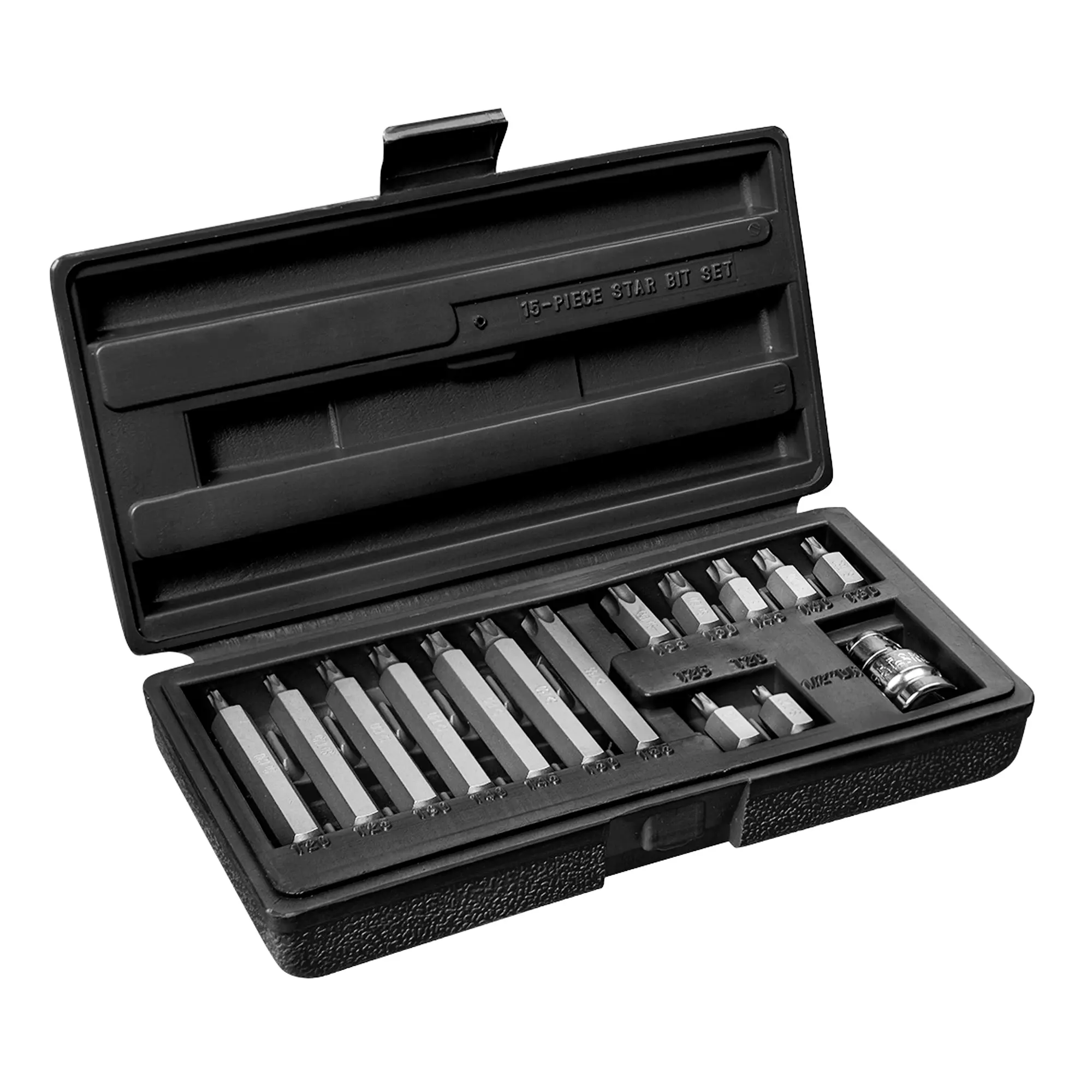 Набор насадок TOPEX Torx, 15 шт. (39D391) Набор насадок TOPEX Torx, 15 шт. (39D391)
