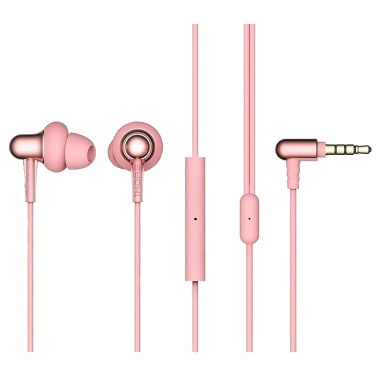 Наушники 1MORE Stylish Dual-dynamic Driver Mic Pink (E1025-PINK)