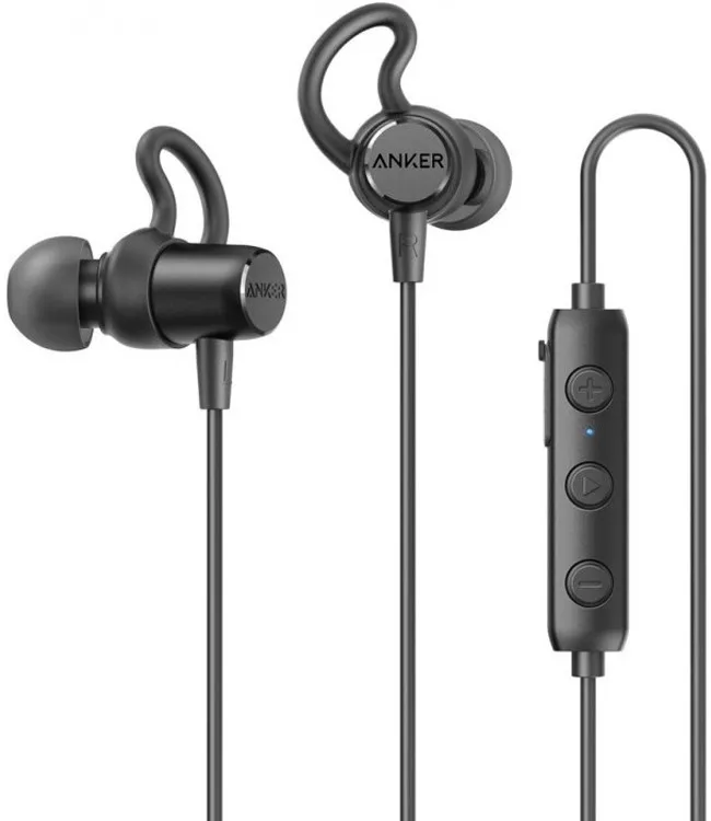 Навушники ANKER SoundBuds Flow Black Навушники ANKER SoundBuds Flow Black