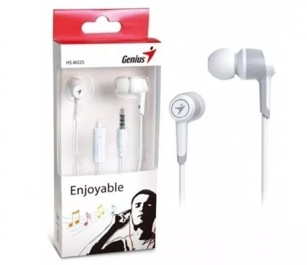 Наушники Genius HS-M225 Mic White (31710193101)