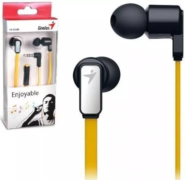 Наушники Genius HS-M260 Mic Yellow (31710194102) Наушники Genius HS-M260 Mic Yellow (31710194102)