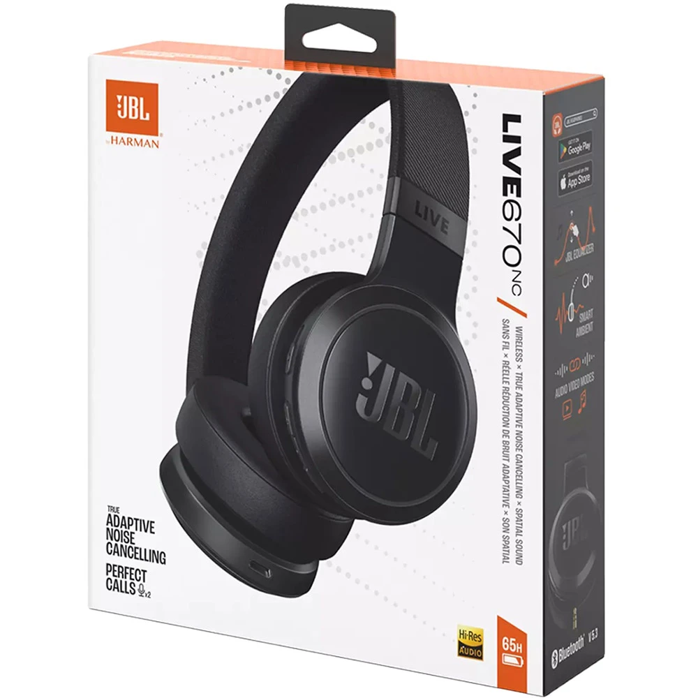 Навушники JBL Live 670NC Black (JBLLIVE670NCBLK) Навушники JBL Live 670NC Black (JBLLIVE670NCBLK)