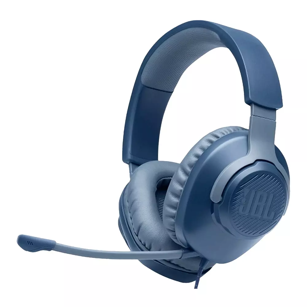 Навушники JBL Quantum 100 Blue (JBLQUANTUM100BLU)