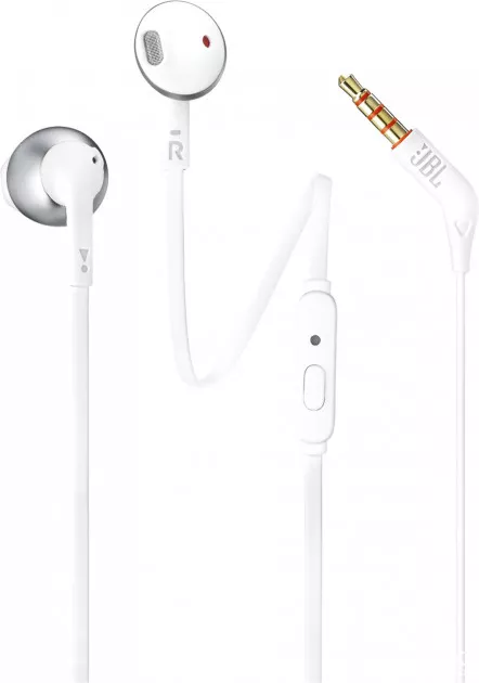 Наушники JBL T205 Chrome (JBLT205CRM)