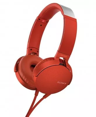 Навушники SONY MDR-XB550AP Червоний