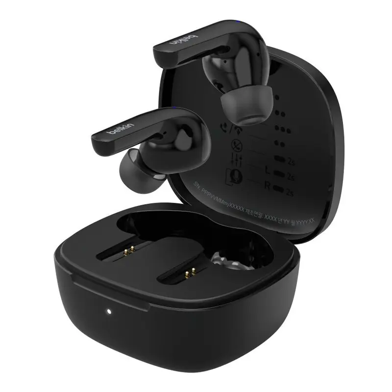 Навушники TWS Belkin Soundform Motion True Wireless чорний (AUC010BTBK) Навушники TWS Belkin Soundform Motion True Wireless чорний (AUC010BTBK)