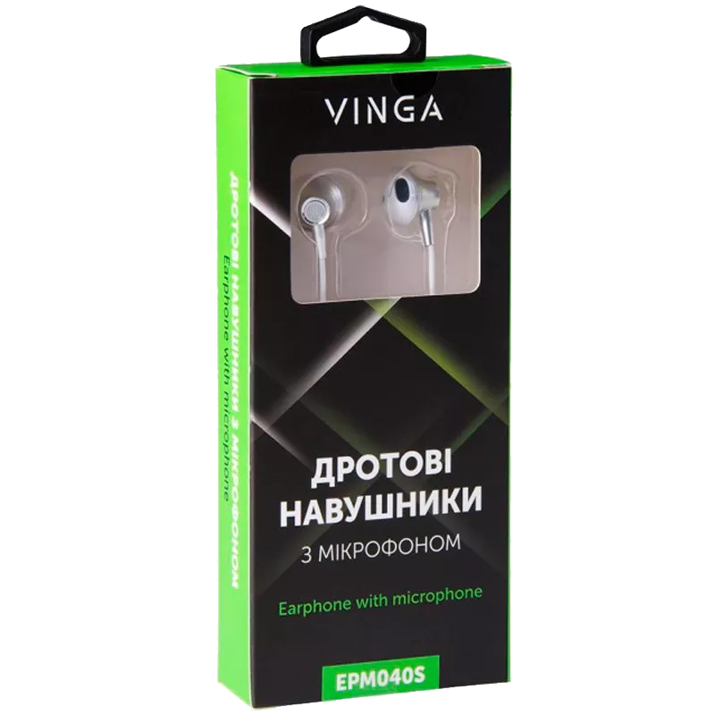 Навушники Vinga EPM040 Silver (EPM040S)