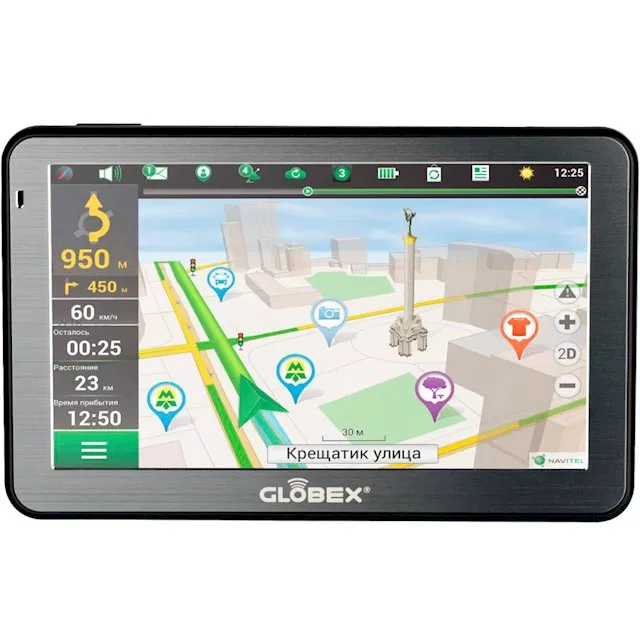 Навигатор GPS Globex GE512 (Навител) Навигатор GPS Globex GE512 (Навител)