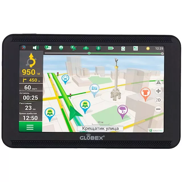 Навигатор GPS Globex GE520 (Навител)