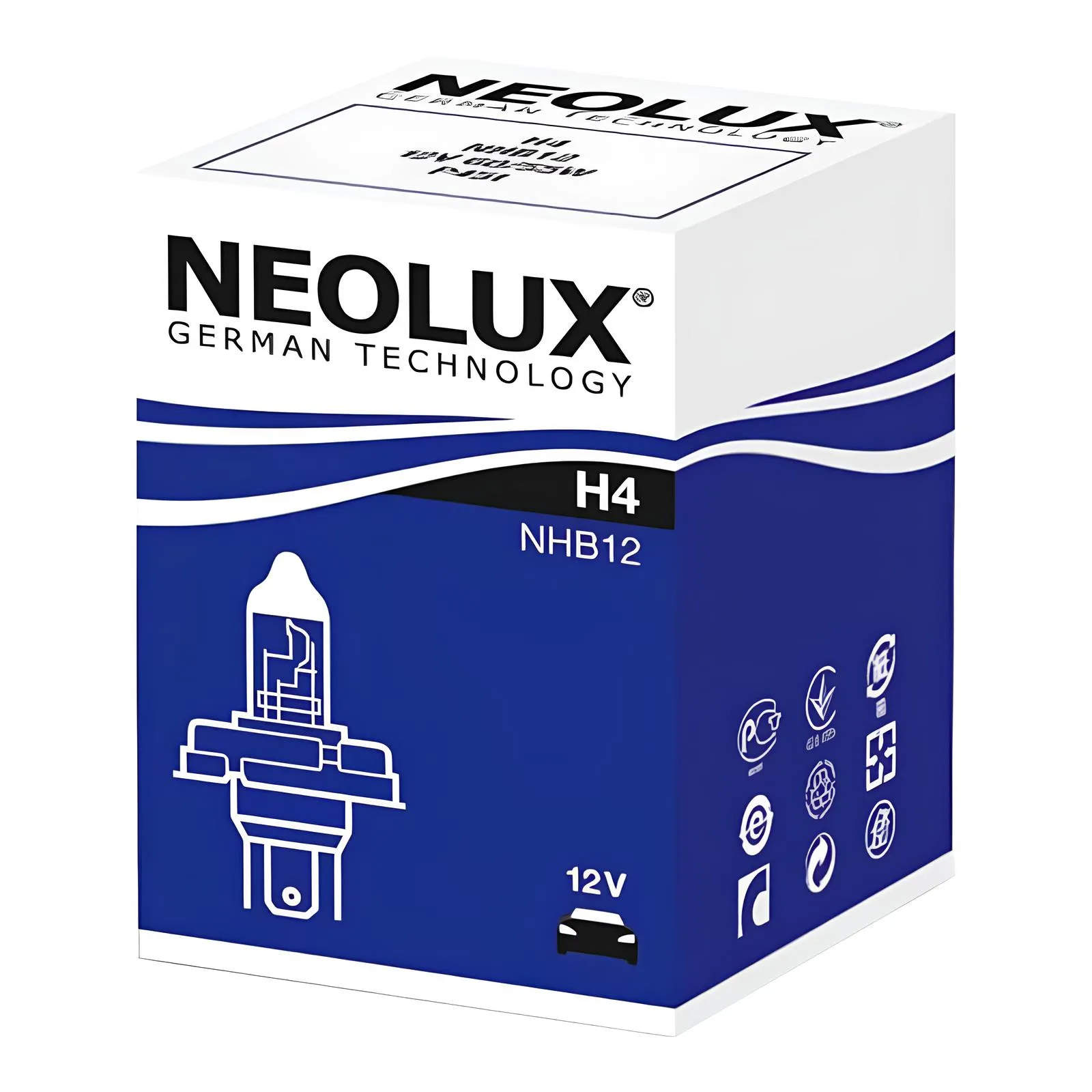 Лампа Neolux Power Light H4 12V 60/55W NHB12