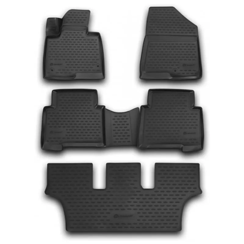 Килимки 3D в салон HYUNDAI Grand Santa Fe, 2013-> 5 шт. (поліуретан) Килимки 3D в салон HYUNDAI Grand Santa Fe, 2013-> 5 шт. (поліуретан)