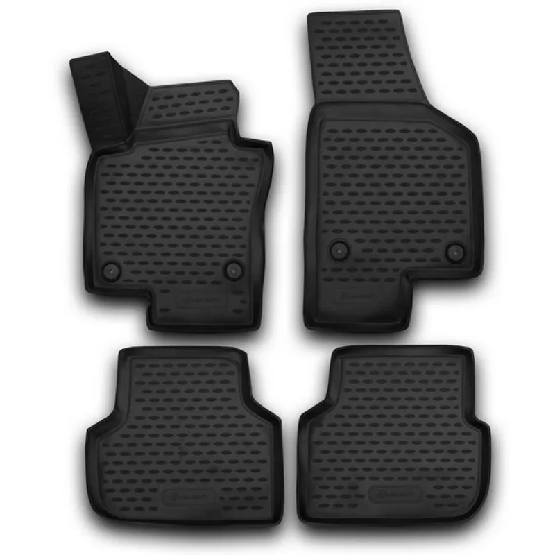 Килимки 3D в салон VW Jetta 2011-> 4 шт. (поліуретан)