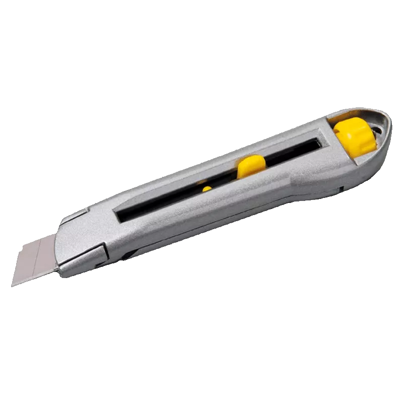 Ніж 18 мм металевий подвійний фіксатор MASTERTOOL (17-0078) Ніж 18 мм металевий подвійний фіксатор MASTERTOOL (17-0078)