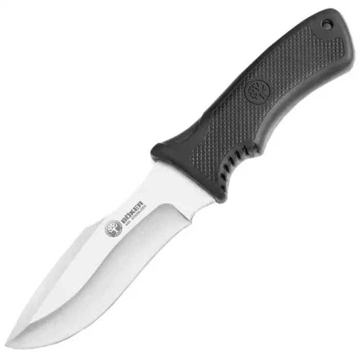 Ніж фіксований Boker Arbolito Semi Skinner (довжина: 237мм, лезо: 122мм), чорний (227-1009) Ніж фіксований Boker Arbolito Semi Skinner (довжина: 237мм, лезо: 122мм), чорний (227-1009)
