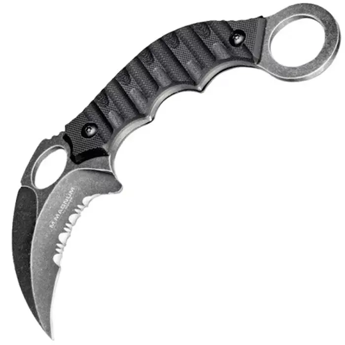 Ніж фіксований Boker Magnum Hotel Romeo (довжина: 171мм, лезо: 72мм), чорний (227-1052) Ніж фіксований Boker Magnum Hotel Romeo (довжина: 171мм, лезо: 72мм), чорний (227-1052)